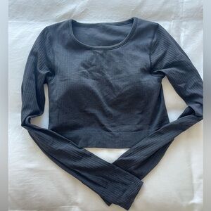 Lululemon Ebb to Street Crop Top - Black